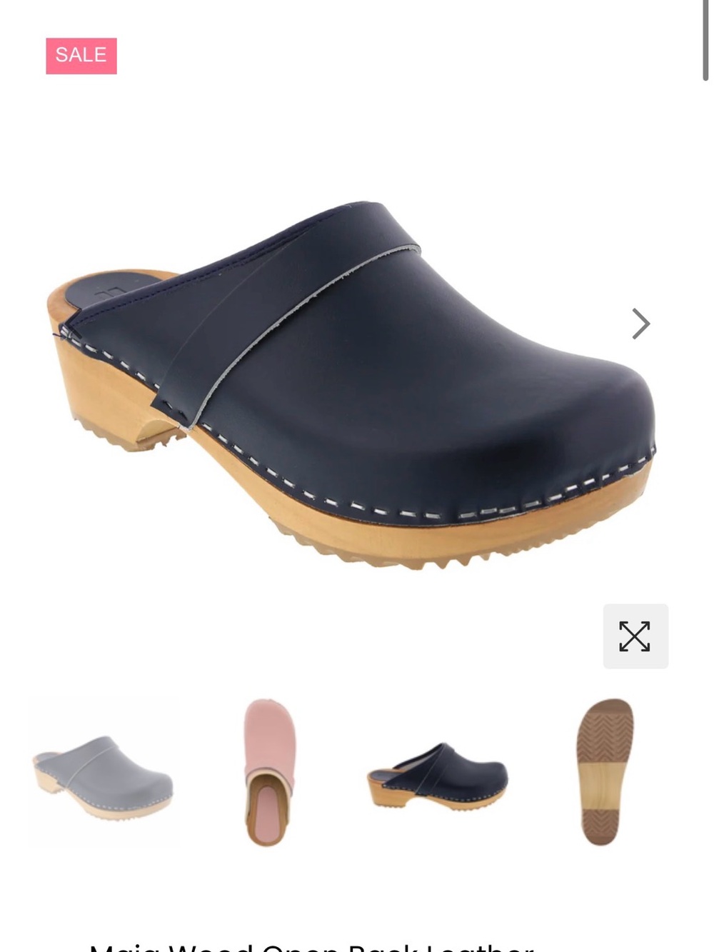 Roma Dark Brown Leather Slip-On Clog Mules